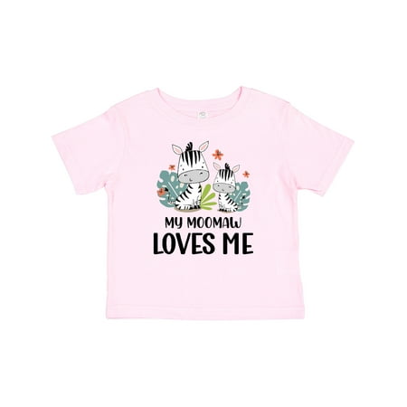 

Inktastic Zebra My Moomaw Loves Me Boys or Girls Baby T-Shirt