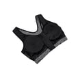 thumbnail image 7 of FUTATA Women's Wireless Post-Op Bra Front Zipper Sports Bra, Push Up Sports Bra Tube Top, Yoga Fitness Workout Running Yoga Bra With Removable Pads, 6 Colors Available, 7 of 7