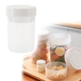 thumbnail image 2 of Multi-Layer Salad Storage Container, Grain Dispenser with Separate Compartments, Bpa-Free Pp Material, Compact & Portable, Perfect for Parfaits, Dressings, Snacks, , Leak-Proof Salad Jar *1 Piece, 2 of 8