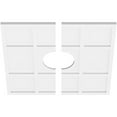 thumbnail image 2 of 28"OD x 7"ID x 9 3/4"C x 1"P Rubik Architectural Grade PVC Contemporary Ceiling Medallion, Two Piece, 2 of 11