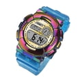 thumbnail image 2 of Reloj de Pulsera Deportivo LED Digital Impermeable Multifuncional Ligero Reloj Transparente para niños niñas Oro Rosa, 2 of 10