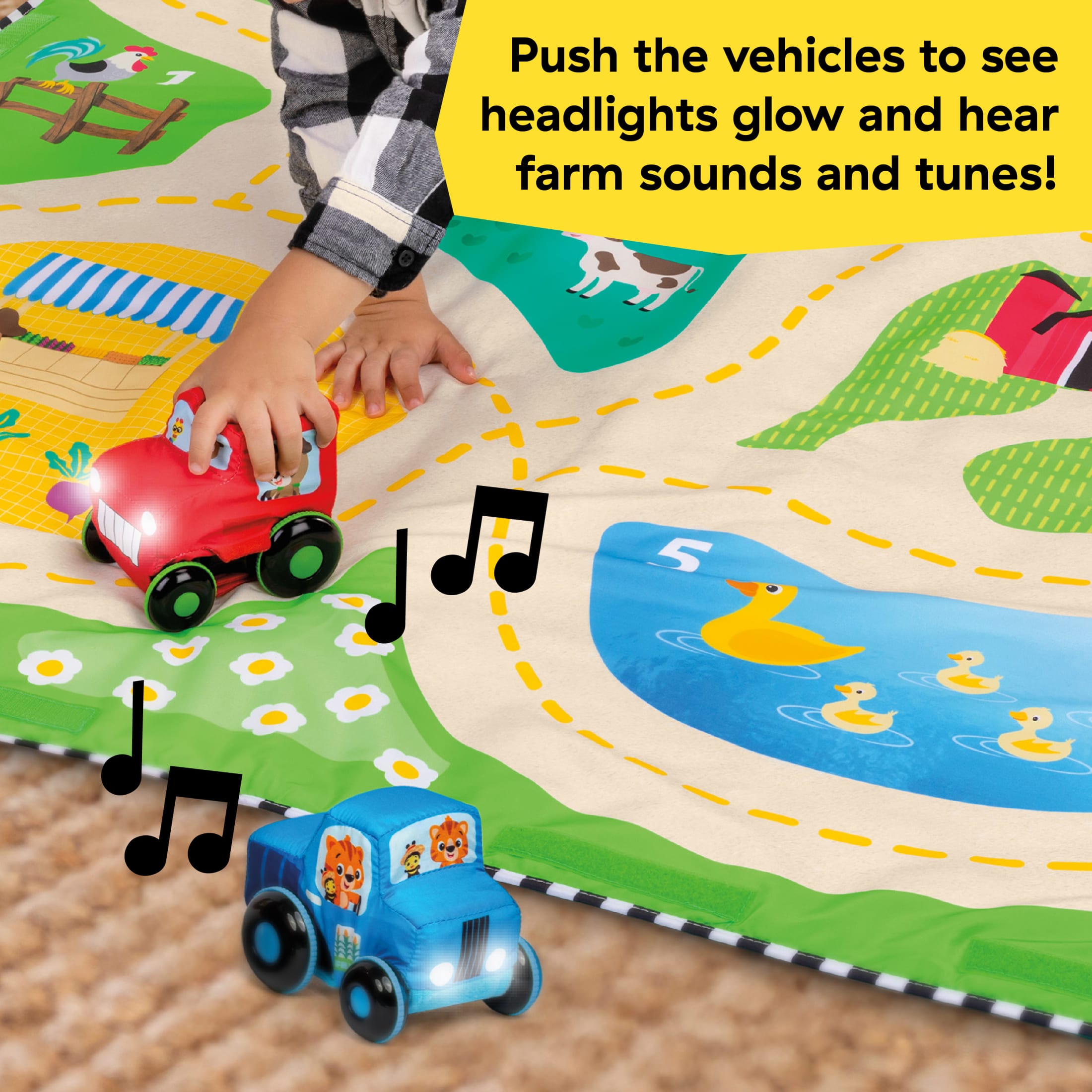 Baby Einstein Farm Explorers Busy Barnyard Grow with Me Activity Gym, Ages 0-48 Months