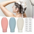 thumbnail image 3 of Travel Bottles, Durable Portable Empty Shampoo Tubes, For Shampoo Shower Gel, 3 of 8