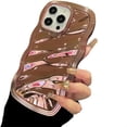 thumbnail image 6 of for iPhone Case,Luxury ElectroPlated Water Wave Ripple Camera Lens Protection Shockproof Phone Case (Blue,iPhone 14 Pro Max), 6 of 6