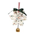 thumbnail image 4 of Copo de nieve de hilo navideño con campana de metal Decoración para árbol de Navidad Regalo de Navidad para Estilo A, 4 of 9