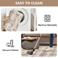 thumbnail image 6 of Aonewoe Office Chair Mat for Hardwood Floor Carpet, 36"X48" Desk Mat for Chair, Non Slip Computer Chair Mat, Floor Mat Office Rugs for Rolling Chairs Hardwood Floors, Boho Beige, 6 of 8