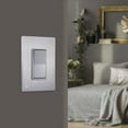 thumbnail image 3 of ENERLITES Screwless Decorator Wall Plate, Child Safe Outlet Covers, Size 1-Gang, Unbreakable Polycarbonate Thermoplastic, SI8831-BSV, Glossy, Brushed Silver, 20 Count, 3 of 5