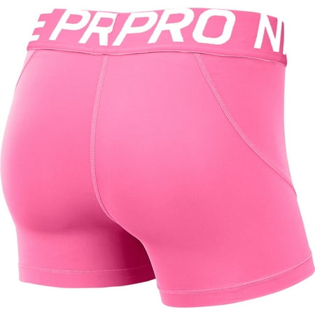 womens pink nike pro shorts