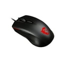 thumbnail image 2 of MSI Clutch GM40 Black Gaming Mouse - PMW3310 - Cable - Black - USB - 5000 dpi - Scroll Wheel - 9 Button(s) - LED Dragon - Symmetrical, 2 of 5