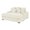 White, variant on Roundhill Furniture Gaviella Wide Wale Corduroy Oversized Multi-Functional Chaise Lounge, White