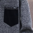 thumbnail image 5 of GaThRRgYP Tops for Women Trendy,Womens Plus Size Tops,Long Gradient Color Block Plus Fleece Sweater Coat Hooded Cardigan Sweater, 5 of 6