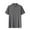 Dark Gray, variant on Taqqpue Casual Button Shirts for Men Solid Color V Neck Short Sleeve Golf Shirts Moisture Wicking Performance Quick Dry Active Gym Workout T-Shirt