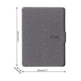 thumbnail image 1 of Faux Leather Flip Stand Tablet Protective Case Cover for Amazon Kindle 2016 SY69JL 8th Generation Gray, 1 of 6