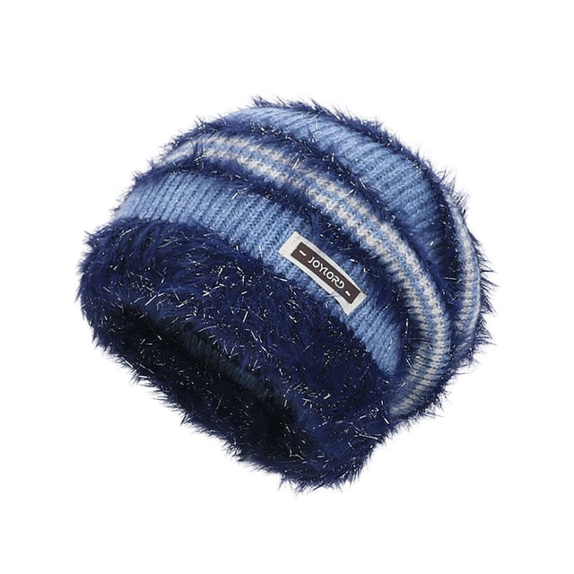AUNVITO Bonnet d'Hiver Chaud et Confortable, Protection des Oreilles, pour Femmes, Design Doux avec Revers, Chapeau d'Hiver Polyvalent