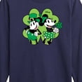 thumbnail image 3 of Disney - Mickey Minnie Shamrock - Toddler And Youth Long Sleeve Graphic T-Shirt, 3 of 5