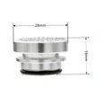 thumbnail image 2 of (roung) Car Lighter Cap, Crystal, Anti - Dust, for Lighters, Button Cover, Car Interior Trim for Most Vehicles, 2 of 2