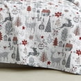 thumbnail image 5 of Southshore Fine Living, Inc. 6-Piece Holiday Bedding Set; Christmas Trees & Reindeer Print, 5 of 9