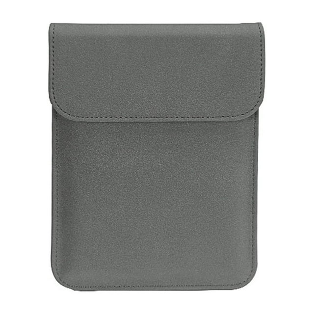 fashionhome Tablet Sleeve Bag Protection Protective Pouch Fuax Leather Case Insert Covers Bag Portable Lightweight Accessory Pink Dark Gray
