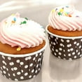 thumbnail image 3 of The Baker Celebrations 200  Brown Polka Dots Baking Cups, Cupcake Holders, Muffin Liners, 3 of 6