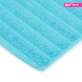 thumbnail image 4 of Lined 100% Combed Cotton Bath Mats Set for Bathroom 2 Piece, Turquoise, 4 of 5