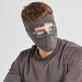thumbnail image 2 of Winter Polar Fleece Warm Mask Complete Ski Mask Breathable Windproof Warm Women Men Motorcycle Riding Masks, 2 of 6