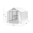 thumbnail image 2 of 6'X8' GREEN HOUSE WITH 2X4' PLANT SHELF, 2 of 7