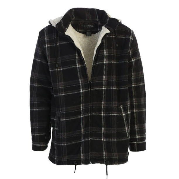 Gioberti - Gioberti Mens Sherpa Lined Flannel Jacket with Removable ...