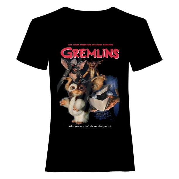 Gremlins - Camiseta Homeage para Adultos Unisex (Negro)
