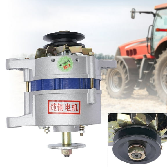 ToppiJoy 1200W 12-14V Permanent Magnet Generator, Pure Copper Permanent Magnetic Generator for Agriculture Equipment, Vehicles, Power Tools, Lighting