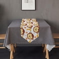 thumbnail image 5 of GZHJMY Cartoon Monkey Banana Table Runner Seasonal Table Cloth Runner for Kitchen Dining Table Wedding Party Holiday Coffee Dining Home Decor 13 x 70 Inches, 5 of 7