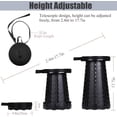 thumbnail image 2 of Taburete Plegable Retráctil Fishboy Capacidad 181 kg Negro, 2 of 5