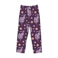thumbnail image 2 of Vsdgher Snake And Flower Print Mens Pajama Pants Sleep & Lounge Pants, PJ Bottoms With elastic waistb and Pockets, 2 of 5