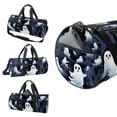 thumbnail image 3 of Halloween Ghost Travel Bag Sports Bag Large Capacity Interior Zipper Pocket Dance Bag for Men and Women - Size 17.7 Inches, 3 of 6