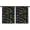 Black Cartoon Colorful, variant on Blackout Kids Curtains,Black Cartoon Colorful Dinosaurs Plants Pattern Childrens Insulated Curtains Set Of 2,Bedroom Essentials,Toddler Room Decor 42"x54"