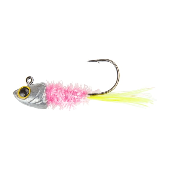 6th Sense Spangle Tinsel Jig Crappie Fishing Lure, Flash Tinsel Design