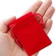 thumbnail image 4 of 100 Bolsitas de Terciopelo con Cordón para Joyas, 4 of 7