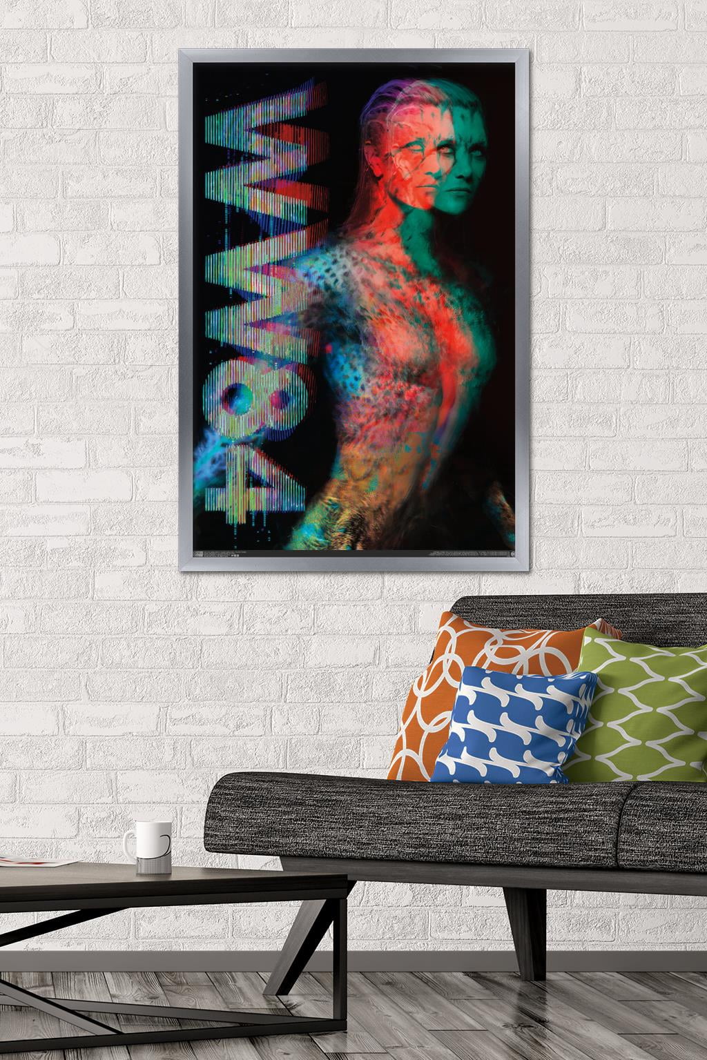 DC Comics Movie - Wonder Woman 1984 - Cheetah Graphic Wall Poster, 22.375" x 34", Framed