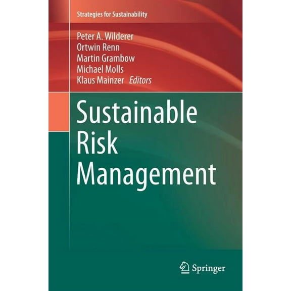Strategies for Sustainability Sustainable Risk Management, (Paperback)