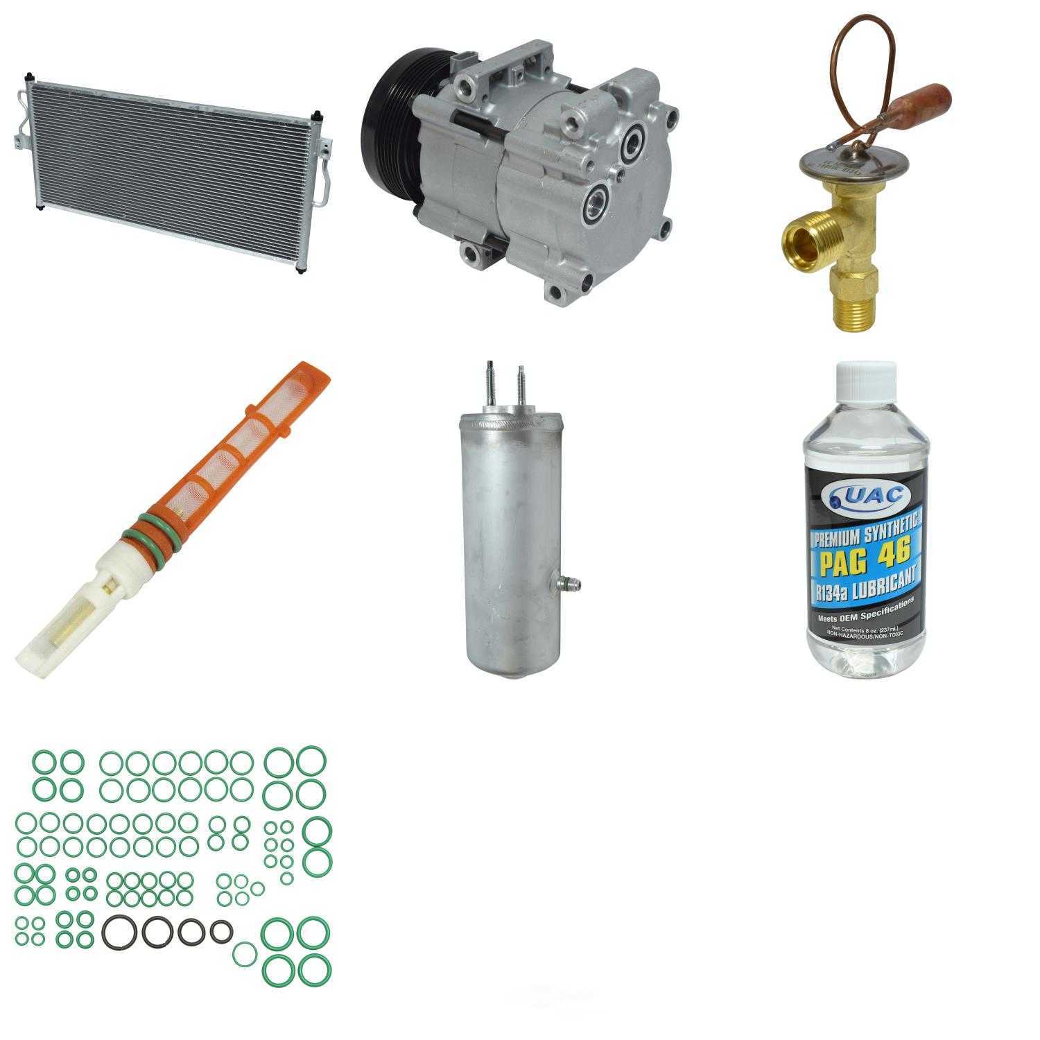 UAC KT 1636A Compressor-condenser Replacement Kit