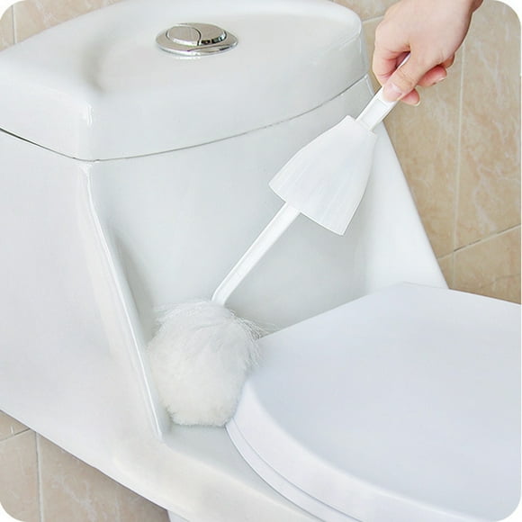 Brosse de Toilette Souple Multifonctionnelle Couleur: Blanc