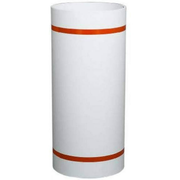 Amerimax Home Products Trim Coil - Painted Aluminum - 24 in x 50 ft, White/Brown