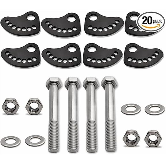 Camber Lock Alignment Fix for 99-18 Silverado Sierra 1500 Upper Arm Cam Bolt Kit