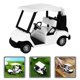 thumbnail image 4 of 2pcs Mini Golf Cart Model Toy Pull Back Action Cart Props Diecasts Golf Cart Pullback Vehicle Models for Golf Cart Themed Party Decorations, 4 of 4