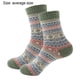 thumbnail image 2 of Calcetines térmicos de lana de punto grueso para mujer Calcetines de ocio para mujer, 2 of 5