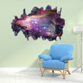 thumbnail image 1 of Pegatina de pared brillar 1 pieza de planetas 3D 50*70cm, 1 of 5