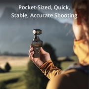 DJI Osmo Pocket 3, Vlogging Camera, 4K/120fps Vlog Camera, 3-Axis Stabilization, Face/Object Tracking, + 64GB Memory, 2pc Mic, Software + More (Podcast Vlogging Bundle)