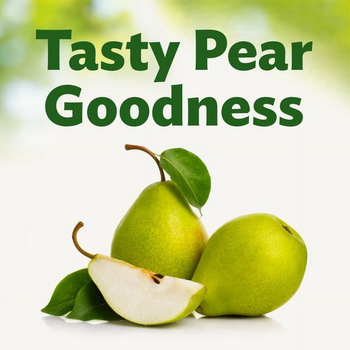 Del Monte Pear Halves in 100% Juice Canned Fruit 15 oz (Pack of 6)