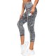 thumbnail image 1 of THE GYM PEOPLE Pantalones de yoga gruesos de cintura alta con bolsillos, control de barriga, entrenamiento, correr, yoga, leggings para mujer, 1 of 4