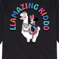 thumbnail image 3 of Mickey & Friends - Llamazing Kiddo - Toddler And Youth Long Sleeve Graphic T-Shirt, 3 of 5
