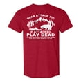 thumbnail image 1 of TINZ T-Shirt Homme Femme Ours Drôle T-Shirt Sarcastique Humour Camping Randonnée Extérieur Hauts Filles Manches Longues Moyen T-Shirt Femme Col Roulé Pack pour Femmes, 1 of 3
